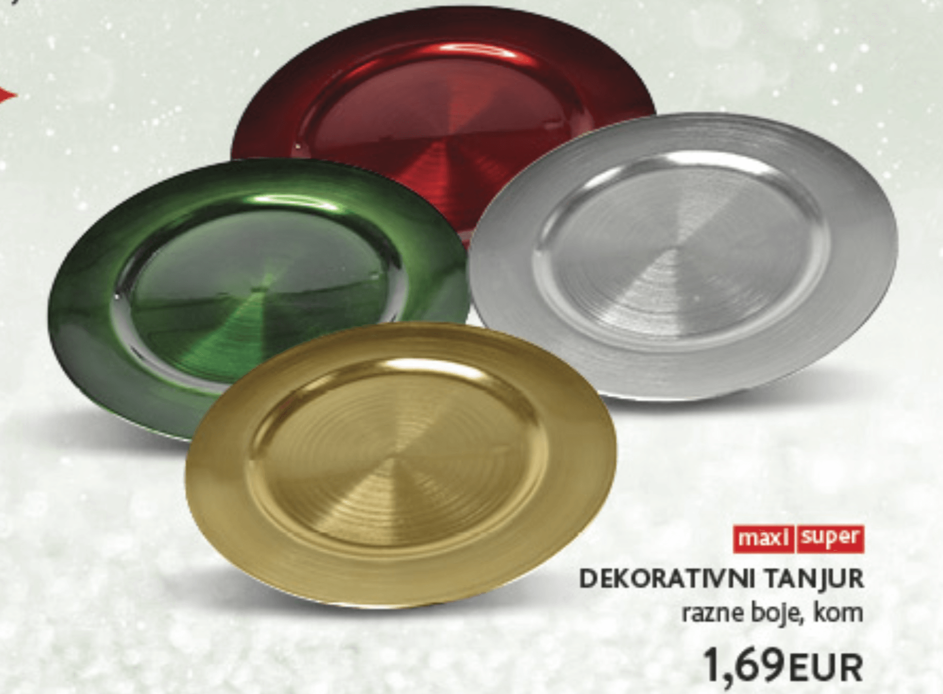 Dekorativni tanjur kom