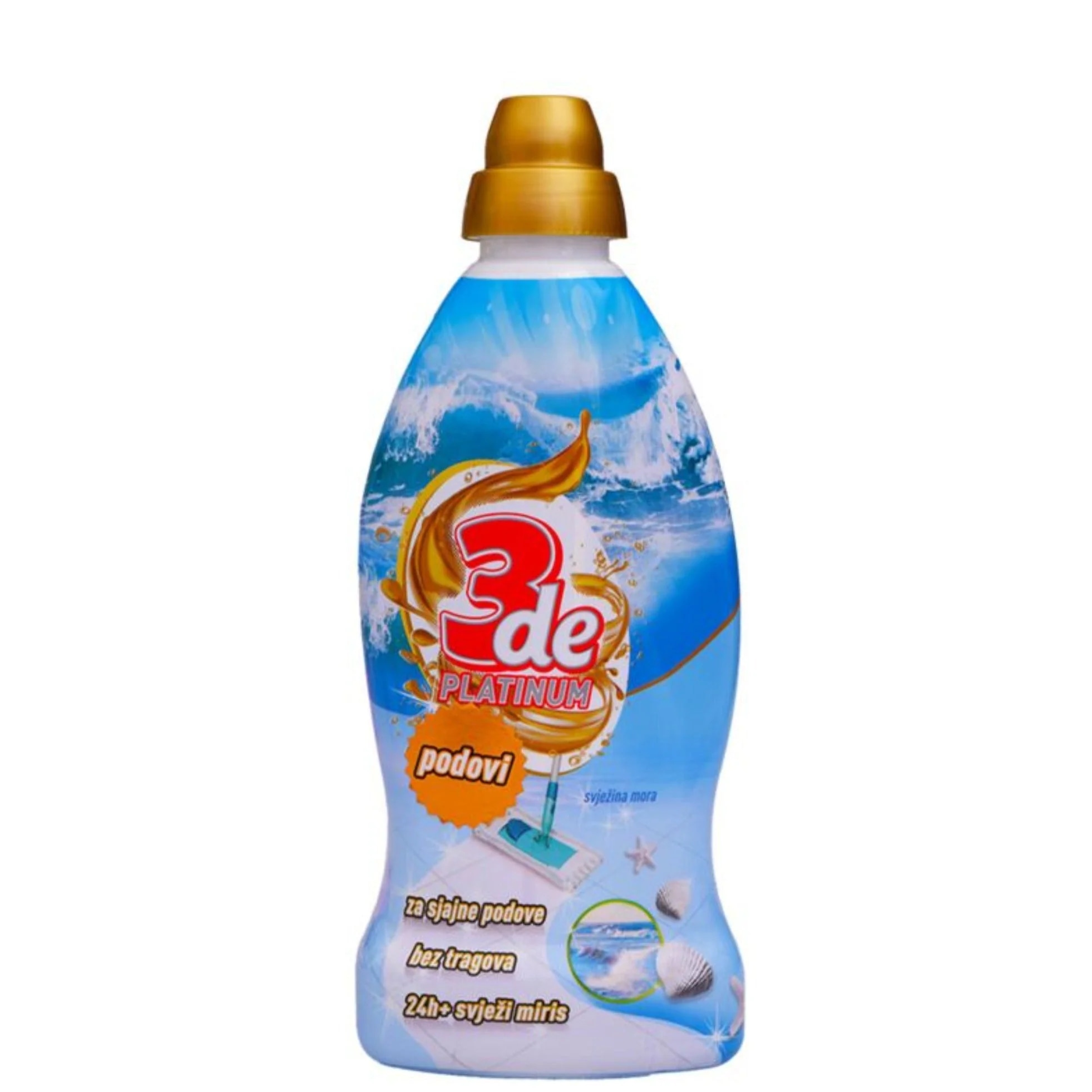 Sredstvo za podove 3de Platinum Proljetno cvijeće 1 L