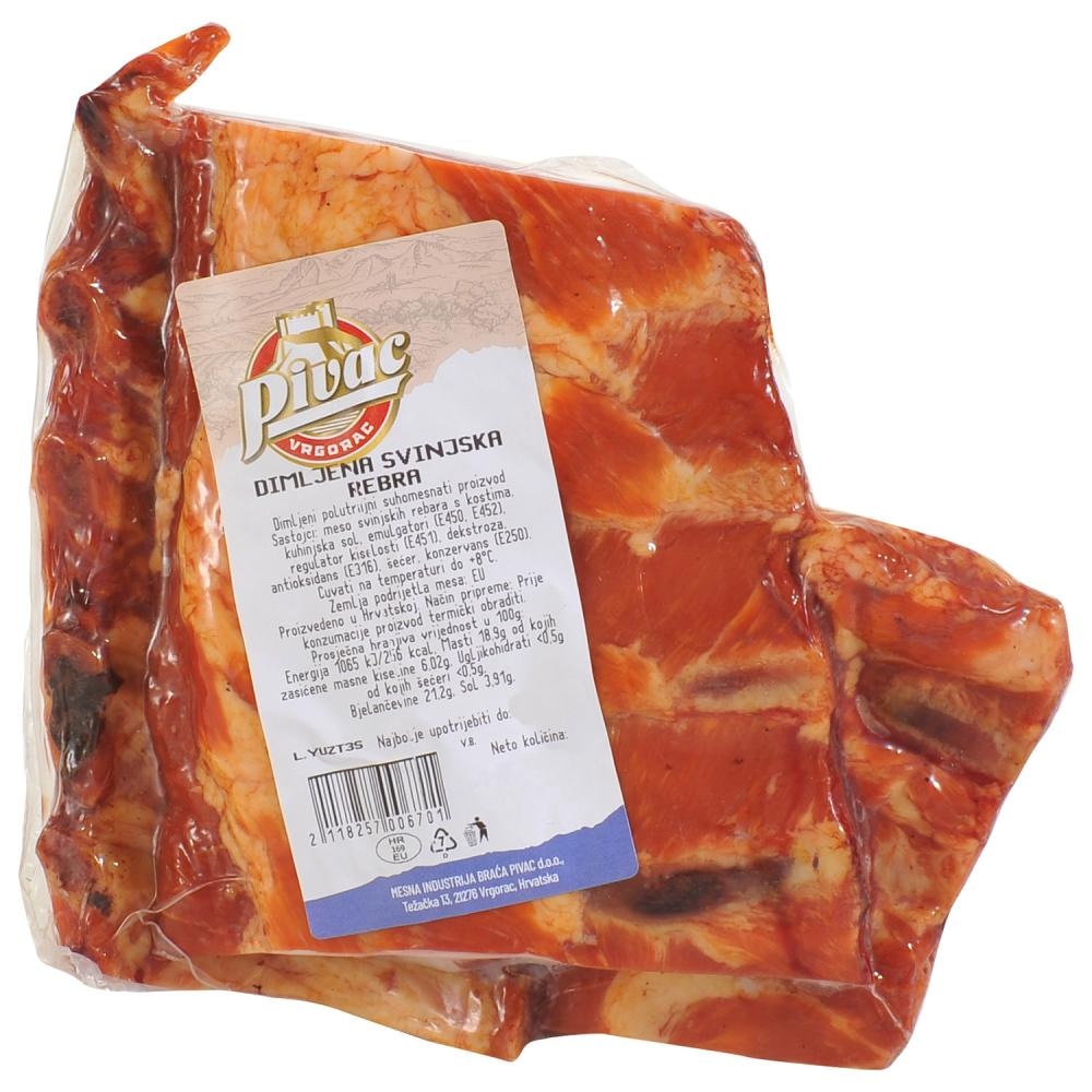 Pivac Dimljena svinjska rebra i dimljene svinjske koljenice cca 1 kg