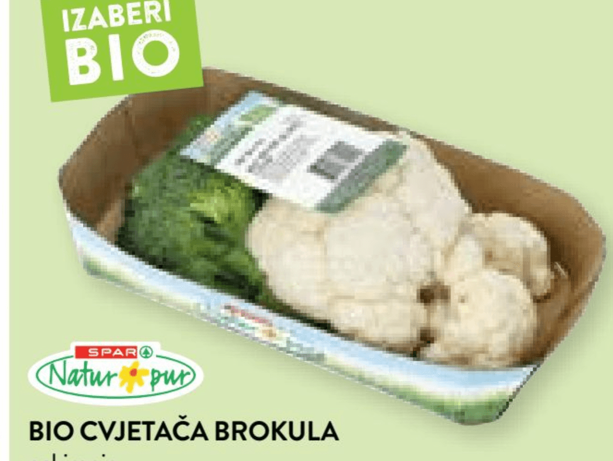 Bio cvjetača brokula 500 g Natur Pur - Akcija u trgovini Spar