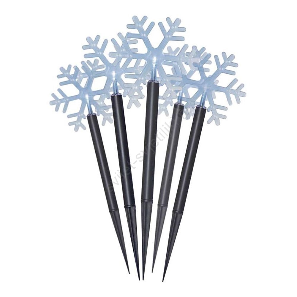 LED svjetlo pahuljica 5 komada