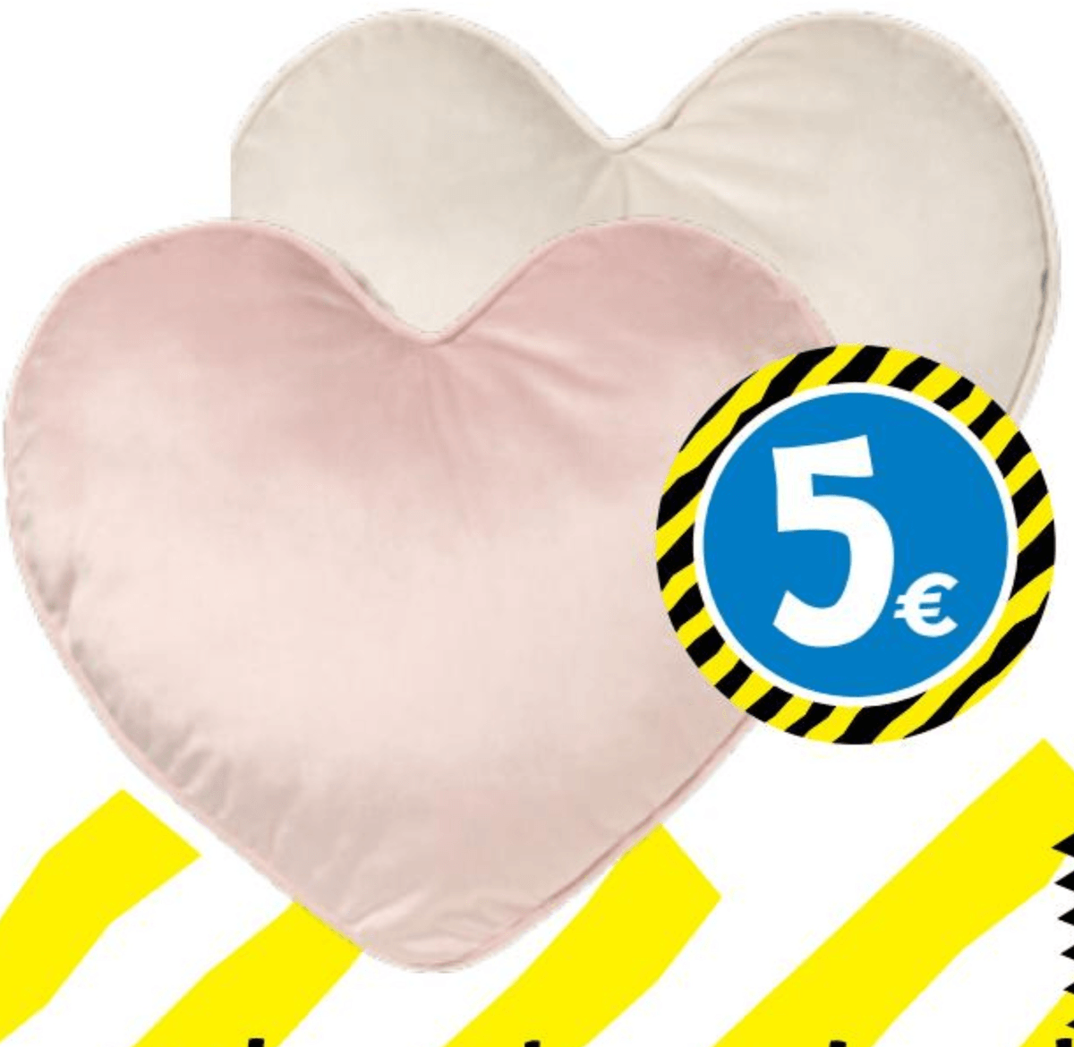 Jastuci u obliku srca - Akcija u trgovini Tedi