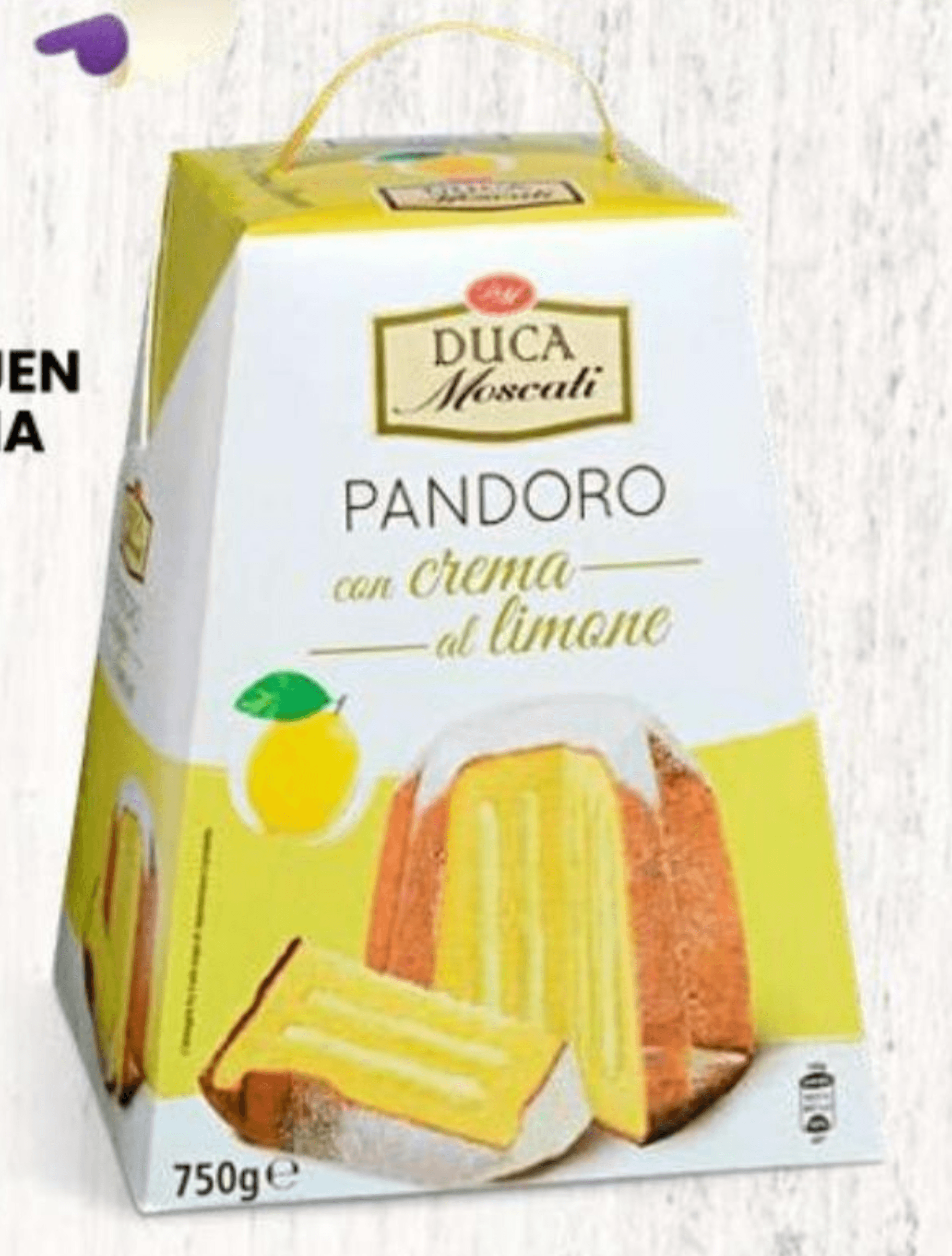 Duca Moscati Pandoro punjen kremom limuna 750 g