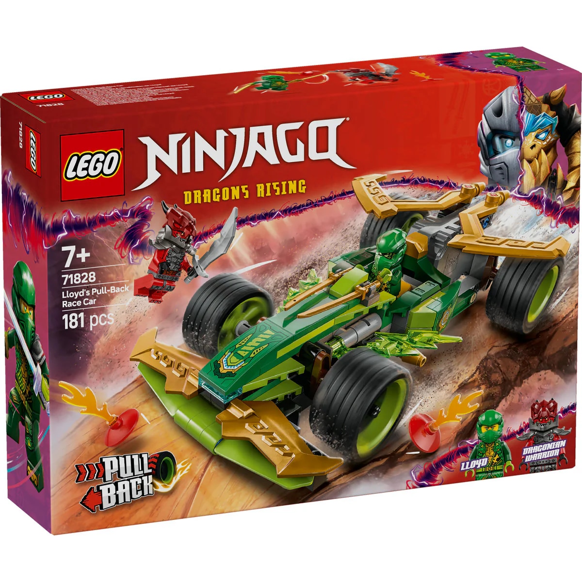 LEGO NINJAGO 71828 Trkaći auto na povlačenje Lego