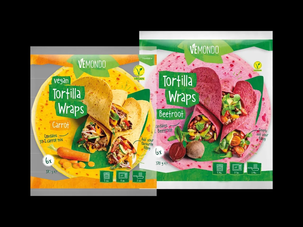 Veganski povrtni wrap 370 g VEMUNDO - Akcija u trgovini Lidl