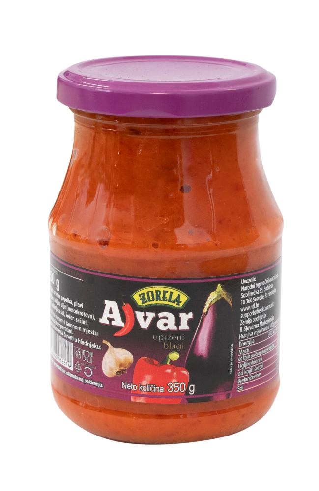 Ajvar blagi Zorela 350 g