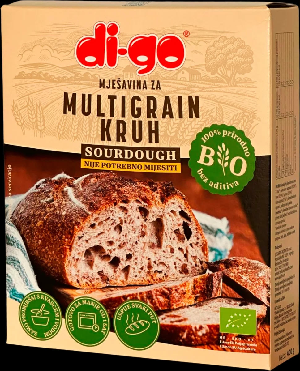di-go mješavina za bio Multigrain kruh sa sjemenkama 400g