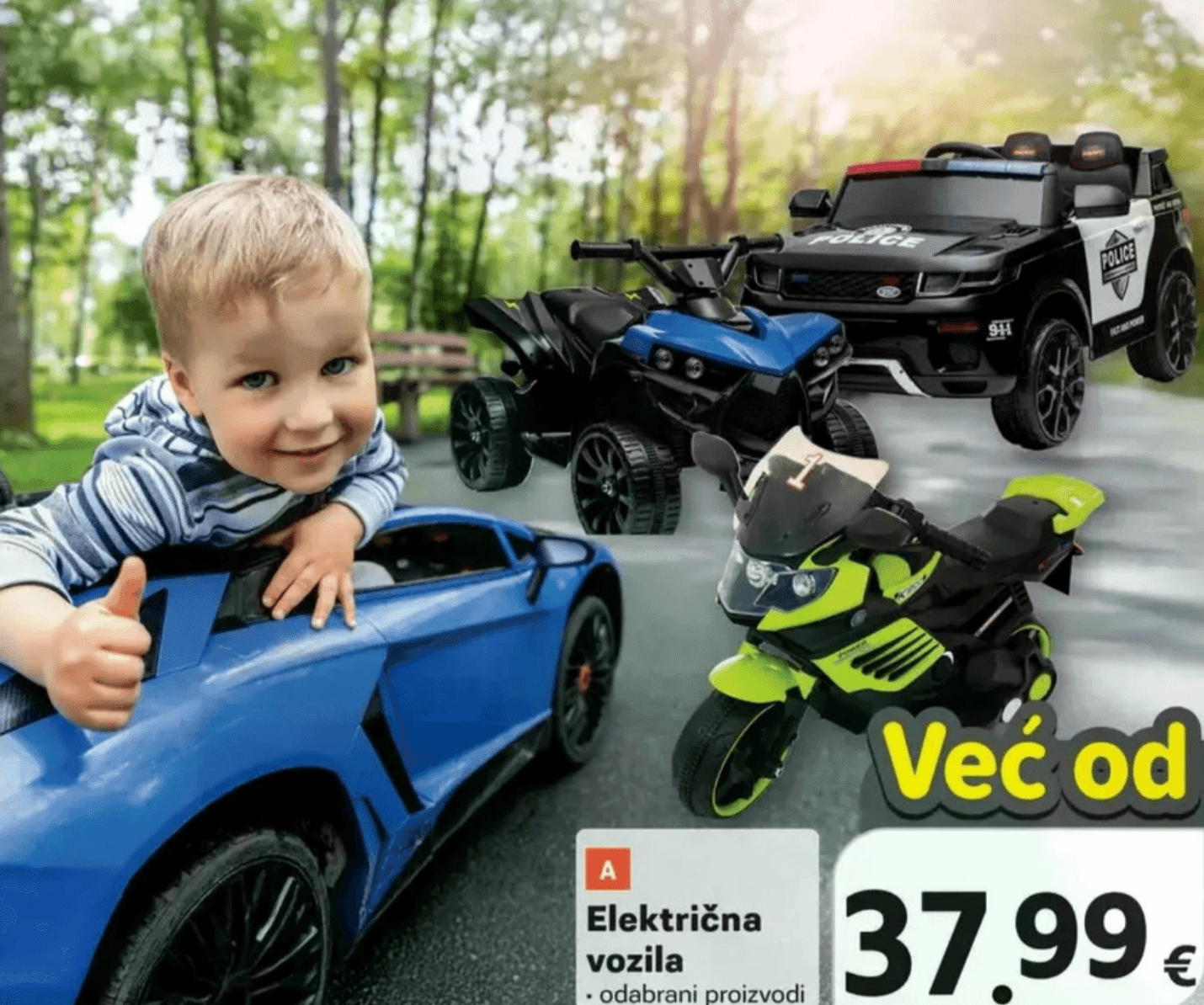 Električna vozila - Akcija u trgovini Plodine