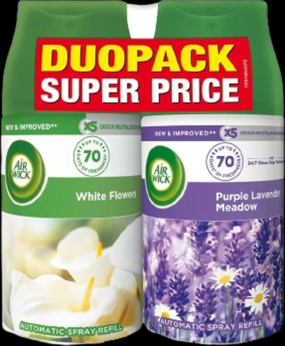 AIRWICK Fresh matic ref.duo pack 2x250 ml - Akcija u trgovini Bipa