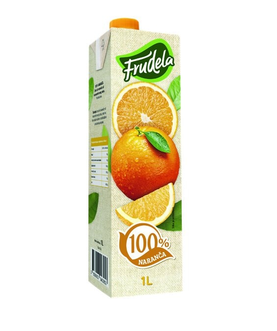 Sok naranÄa 100% Frudela 1 l - Akcija u trgovini NTL