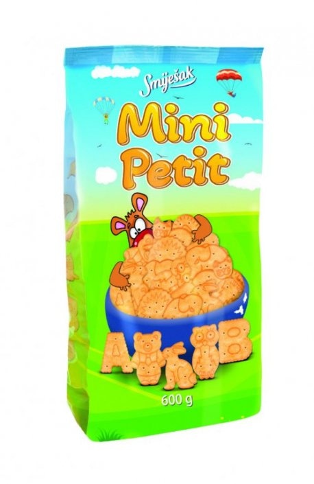 Mini Petit Smiješak keks 600 g - Akcija u trgovini Bakmaz