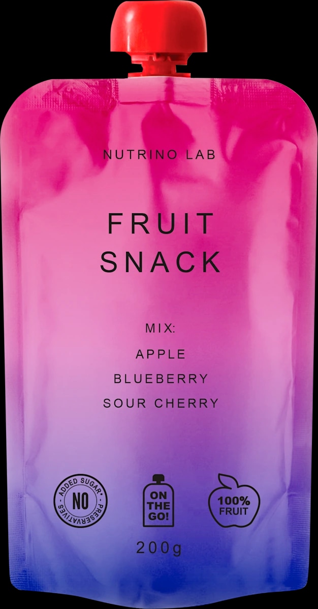 Nutrino Lab voćni snack jabuka borovnica i višnja 200 g - Akcija u trgovini Dm