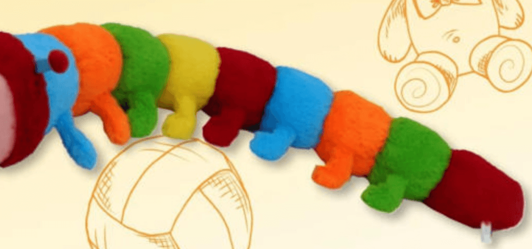 Plišana gusjenica 150 cm