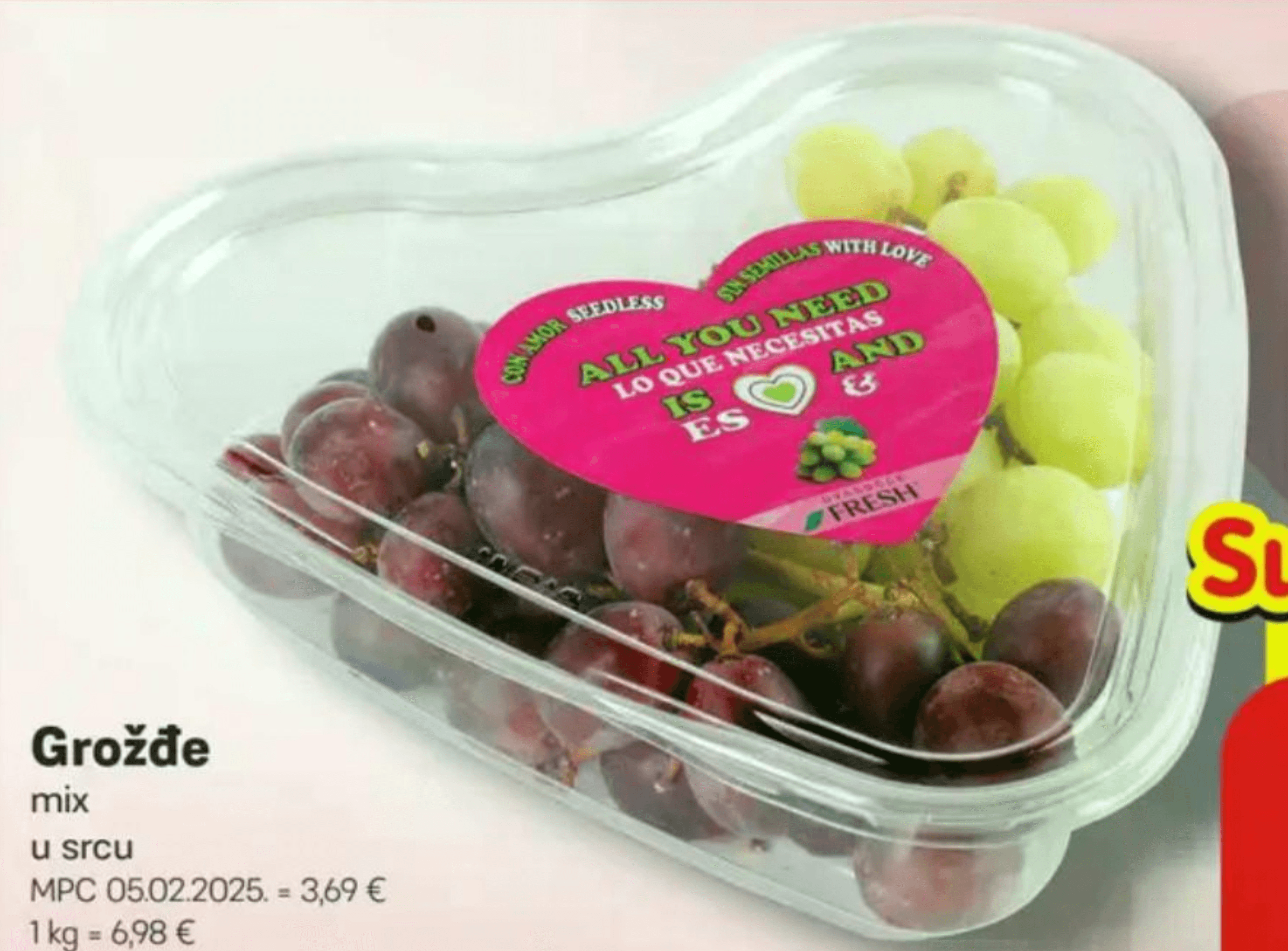 Grožđe mix 400 g - Akcija u trgovini Plodine