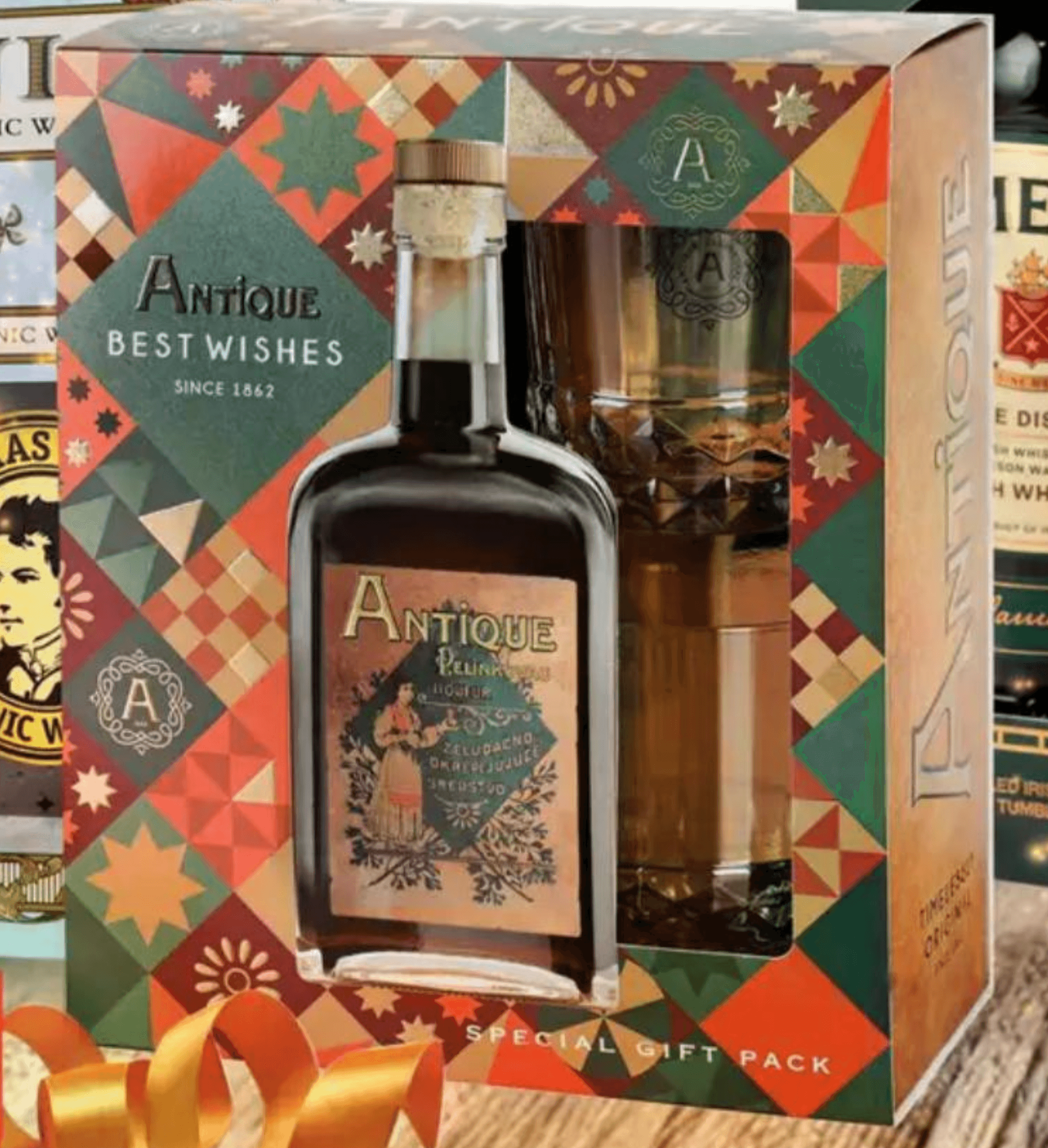 Antique Pelinkovac 0,7l + 2 čaše