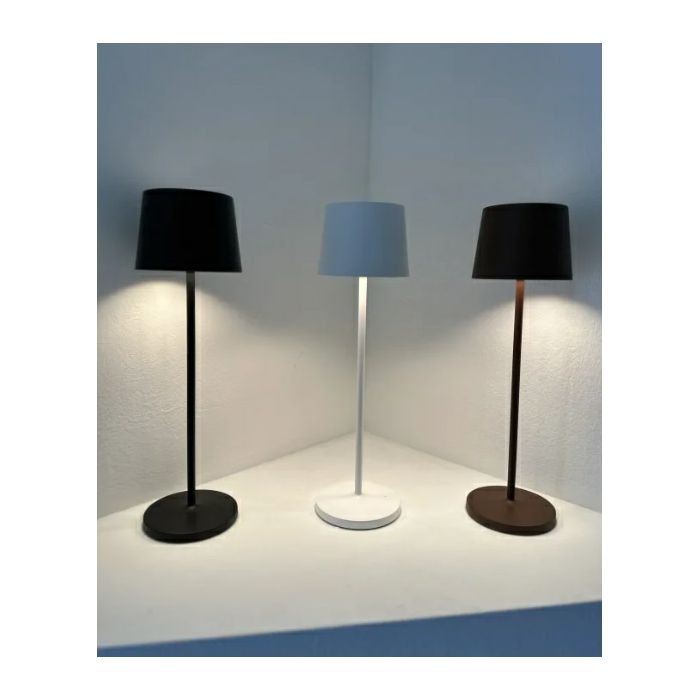 Lampa stolna metalna 18x36 cm