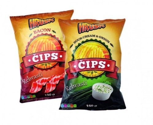 Hrusk rebrasti čips 150 g