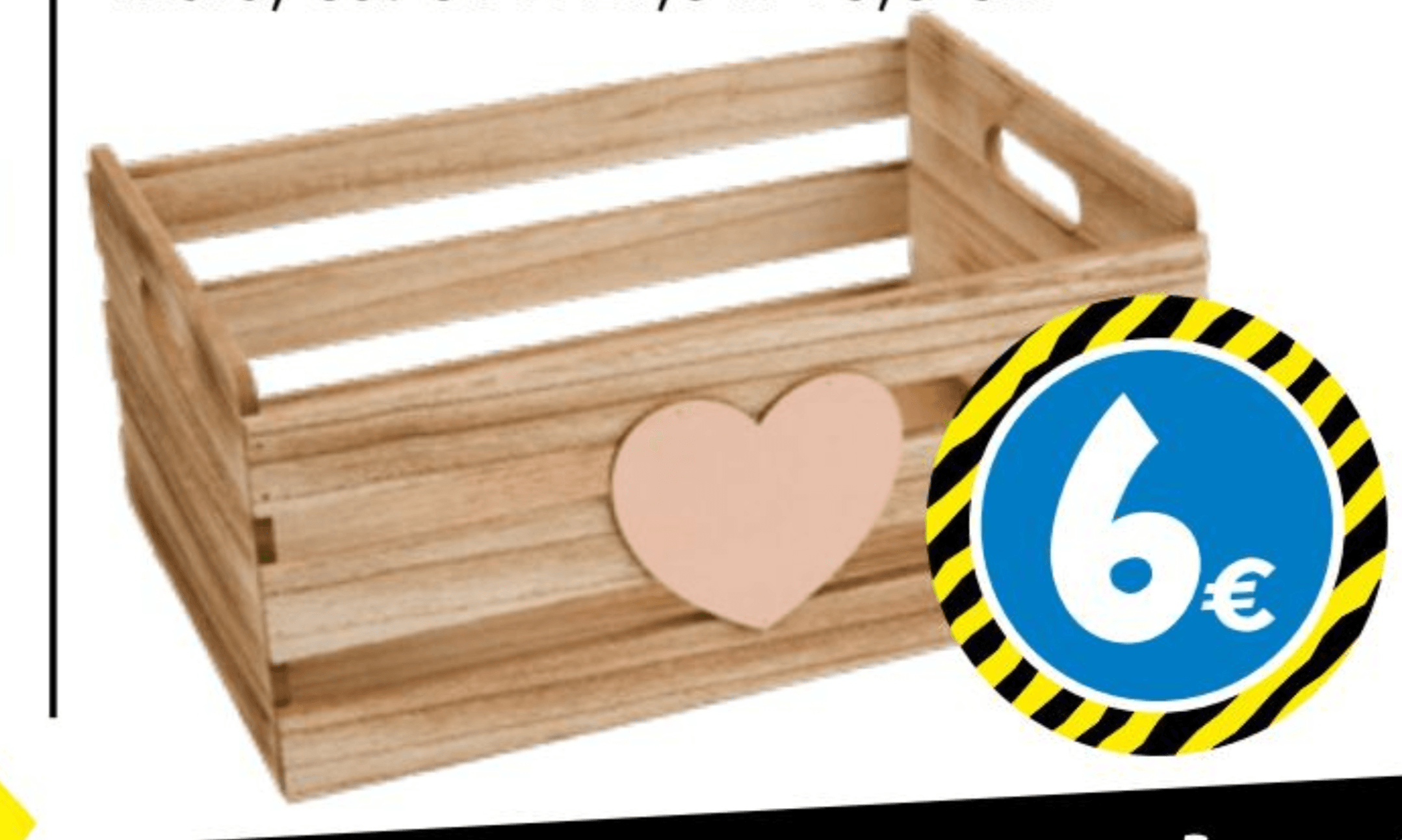 Drvena kutija sa srcem - Akcija u trgovini Tedi