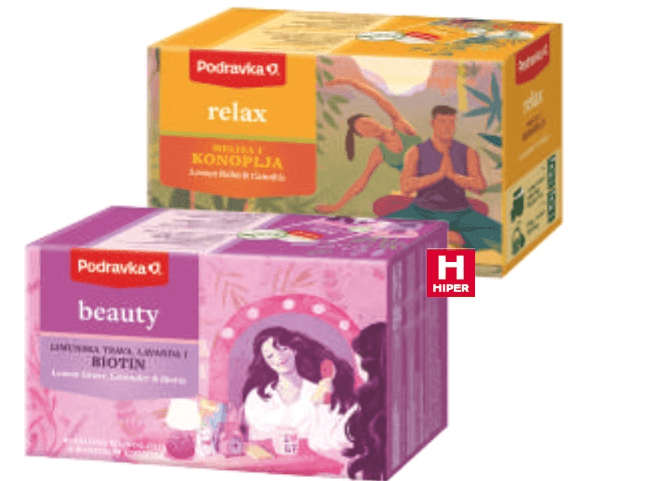 Podravka Čaj 40 g ili 36 g