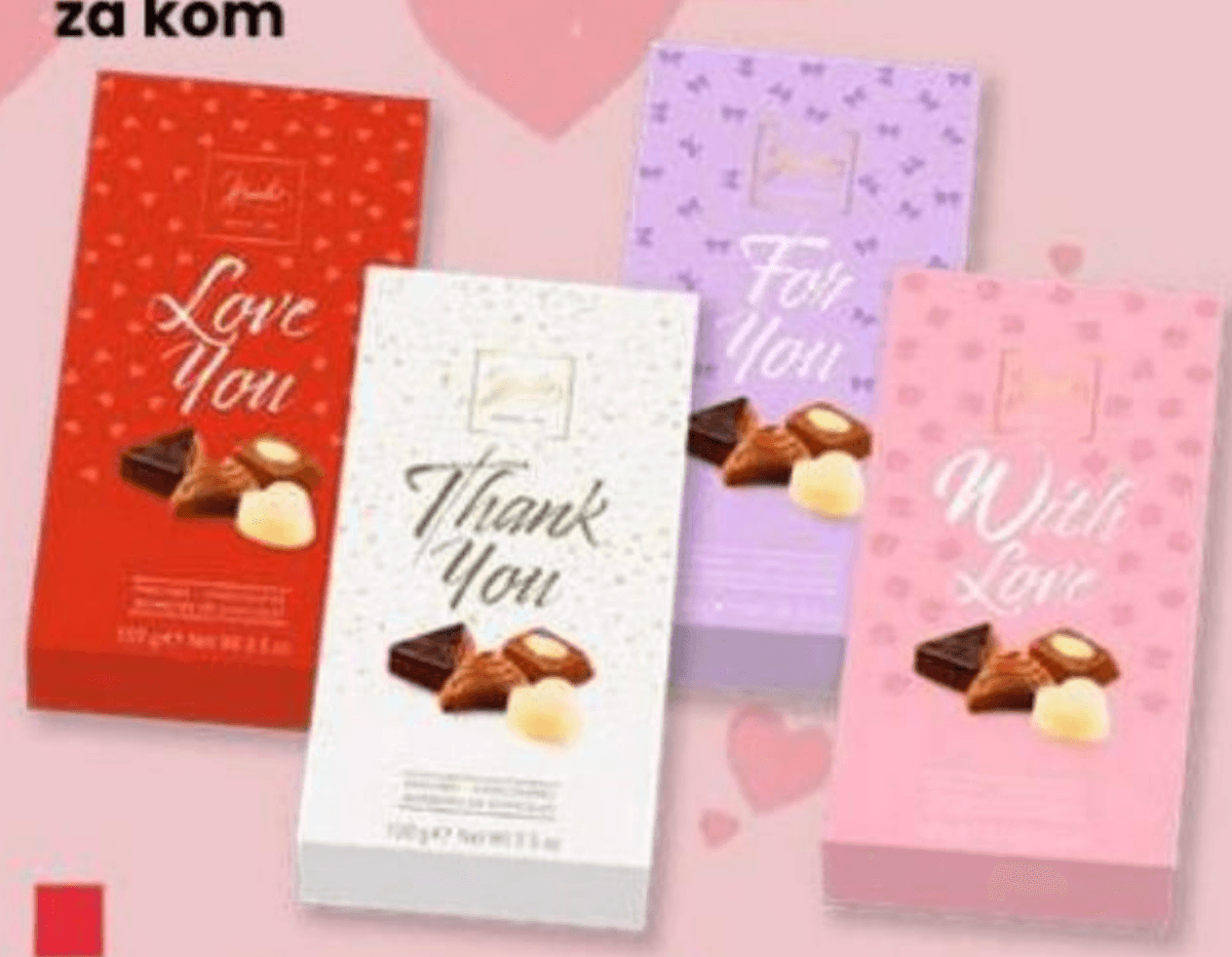 Čokoladne praline 100 g - Akcija u trgovini Eurospin