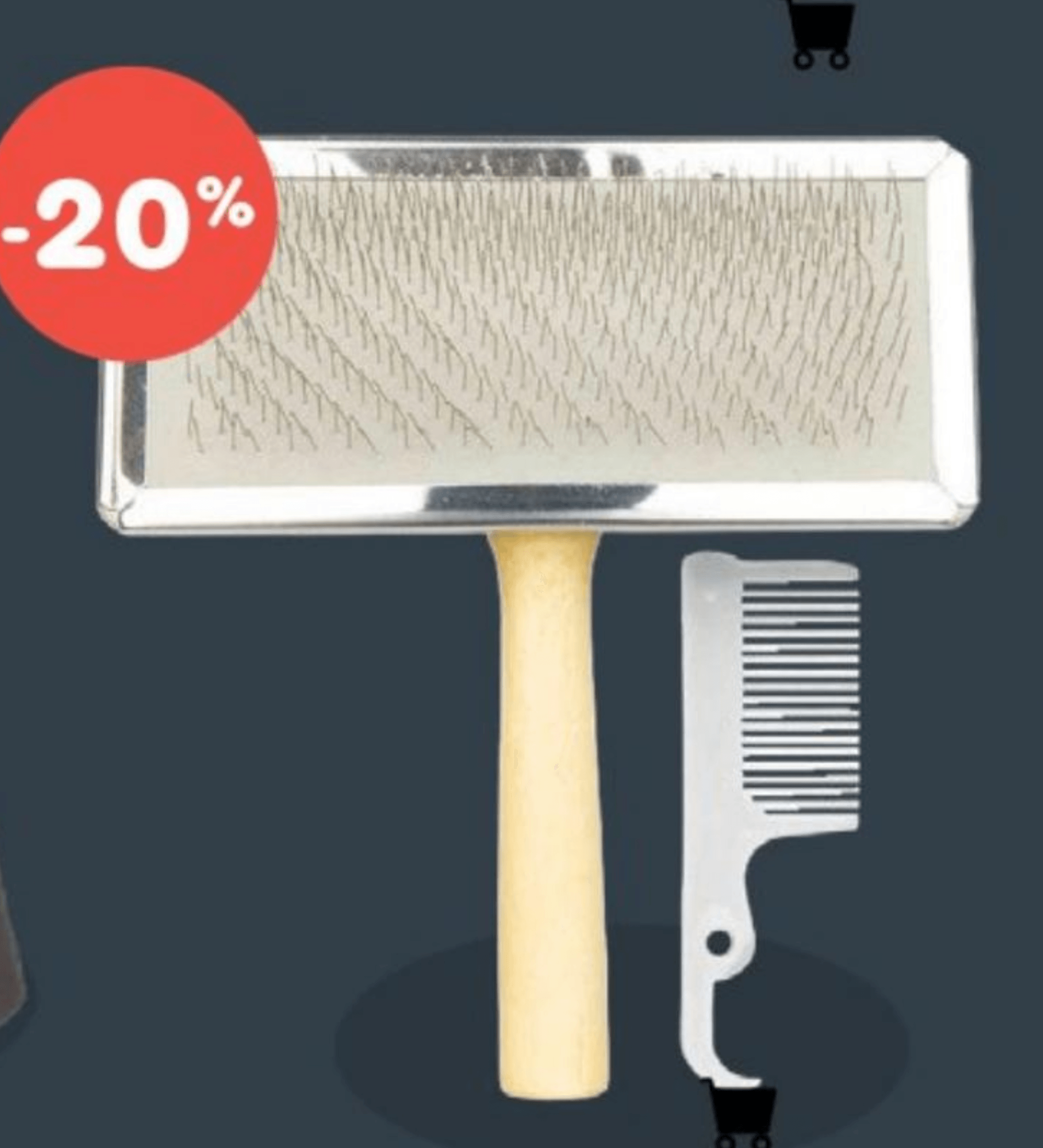 TRIXIE SOFT četka 11x14 cm - Akcija u trgovini Zoo City