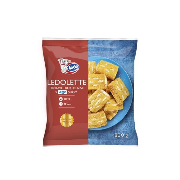 Kukuruzne Ledolette s ABC sirom Ledo 800 g