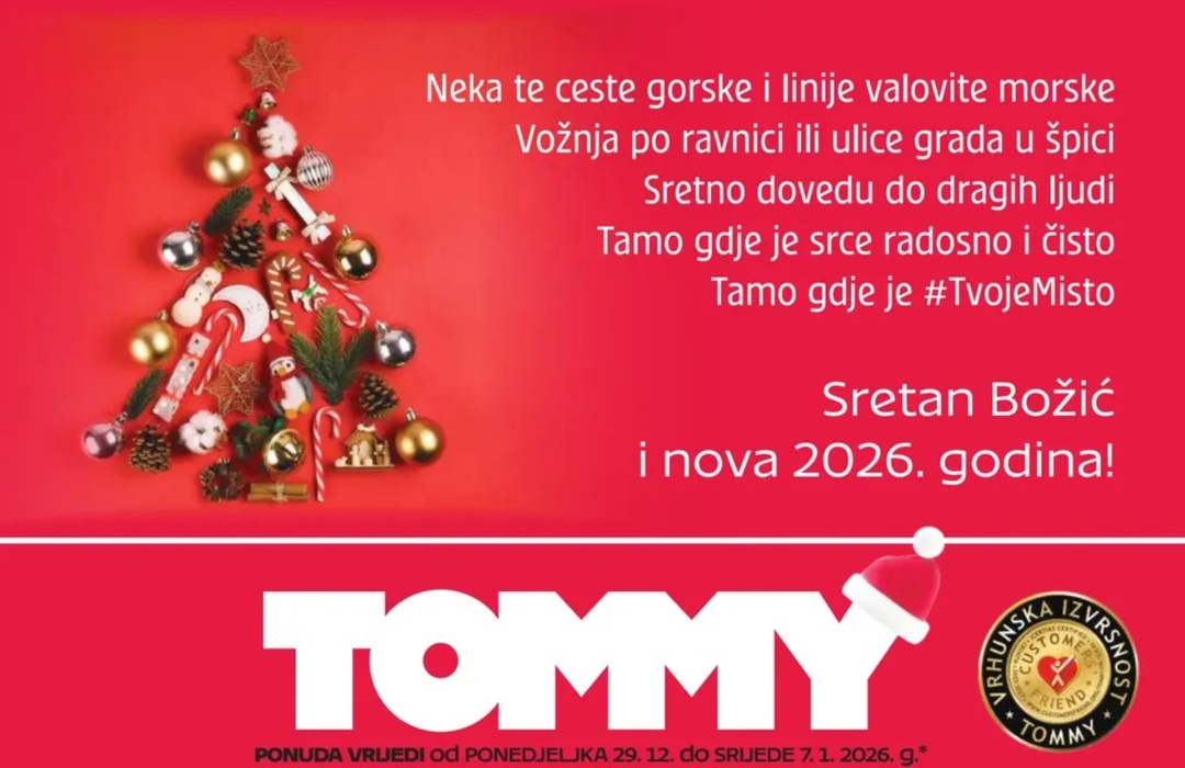 Tommy katalog Akcijska ponuda od 29.12. do 07.01.2026