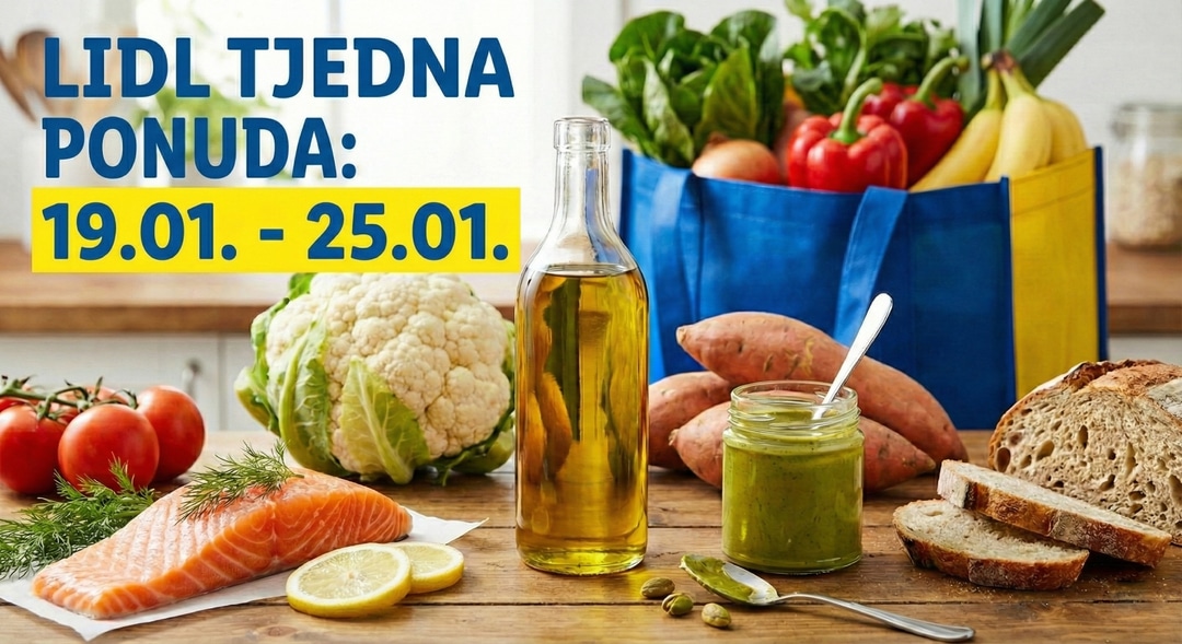 Lidl akcije i tjedna ponuda: Najbolje iz novog letka prehrane (od 19.1.)
