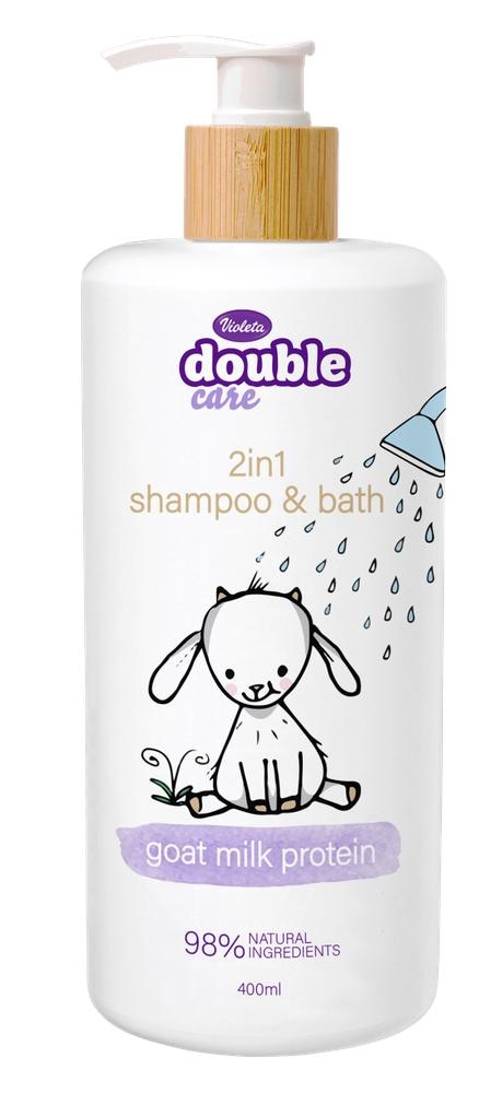 Violeta Double Care 2u1, šampon i kupka za bebe 400 ml - Akcija u trgovini Bipa