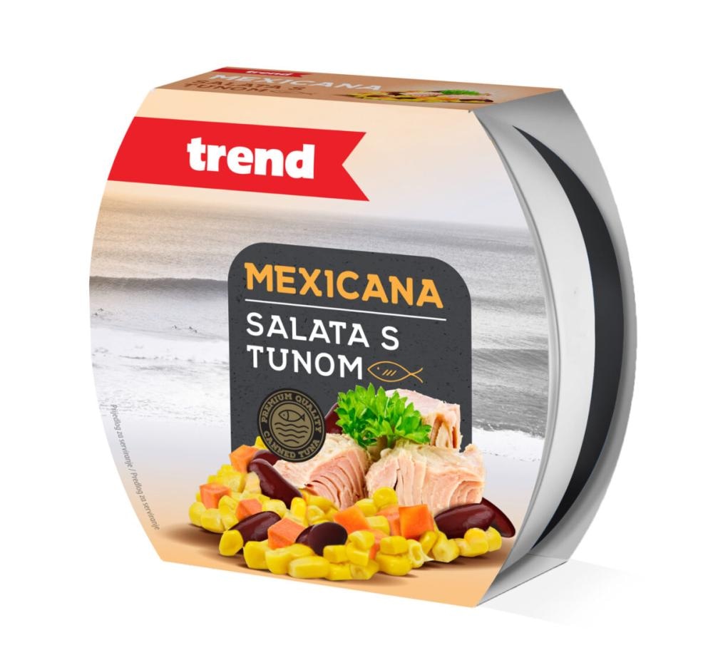 TREND Salata mediterana/balkanska s tunjevinom i povrćem 160g
