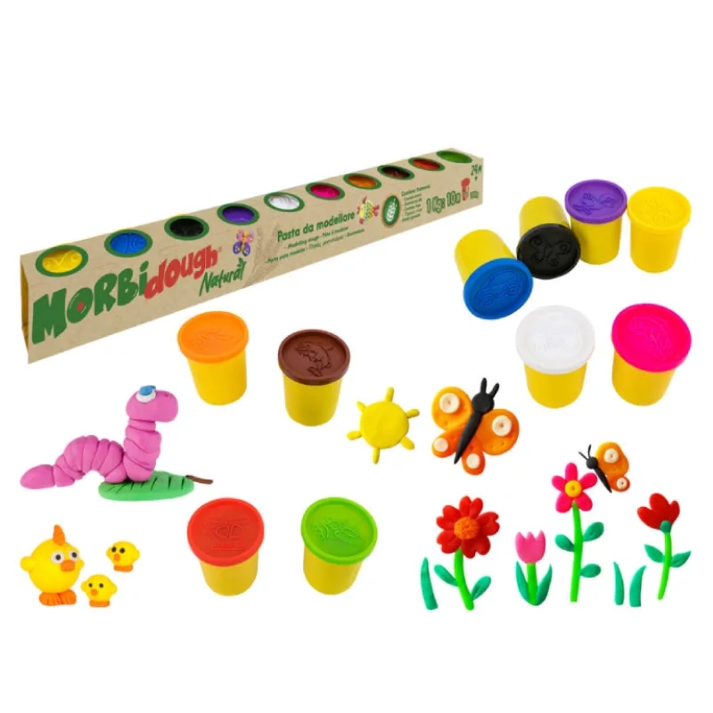 Plastelin 10 x 100G Morbidough - Akcija u trgovini Eurospin