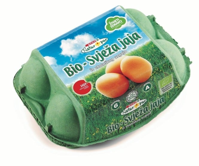 Svježa jaja 6 komada u pakiranju - Akcija u trgovini Spar