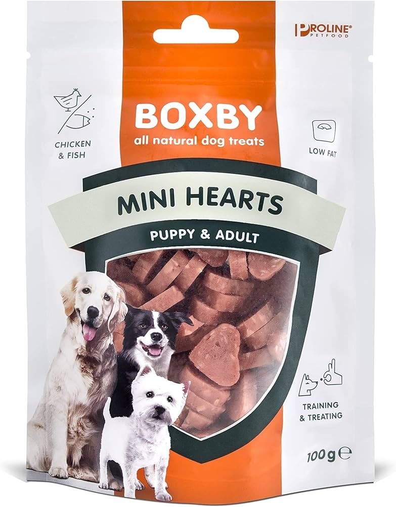 Boxby Mini Hearts 100 g - Akcija u trgovini Pet Home