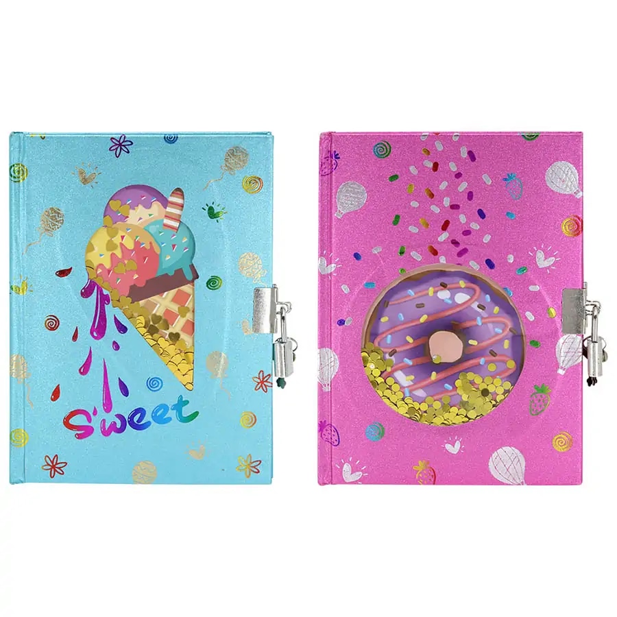 Dnevnik spomenar s lokotom B6 glitter prozor 1 kom - Akcija u trgovini NTL