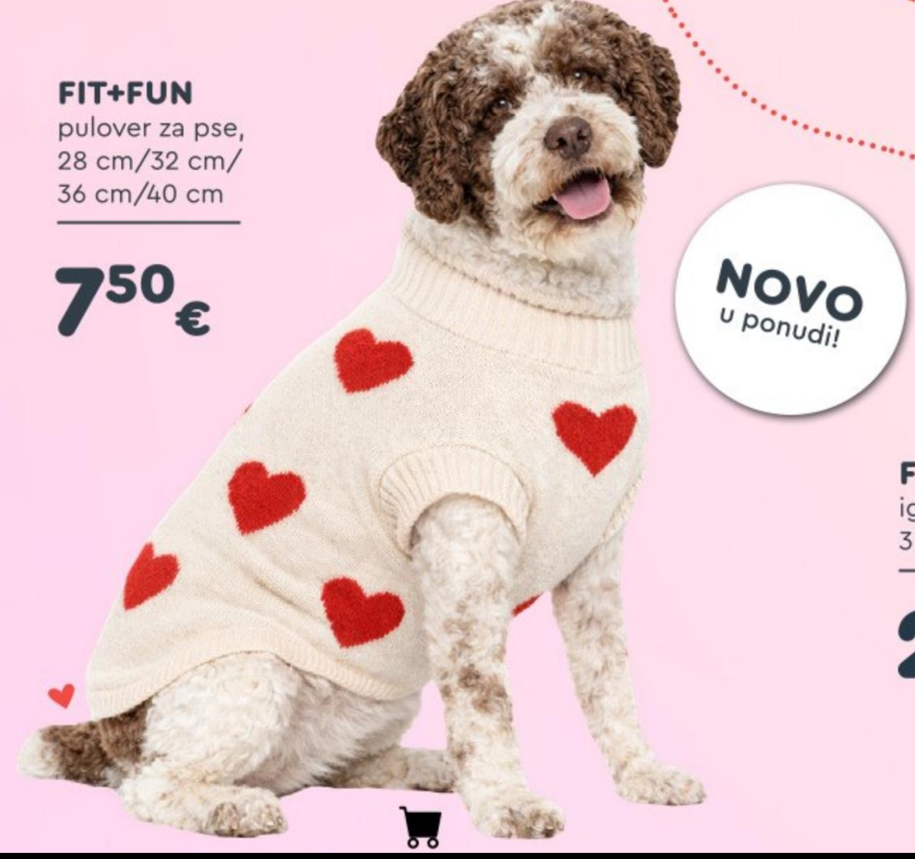FIT+FUN pulover za pse - Akcija u trgovini Zoo City