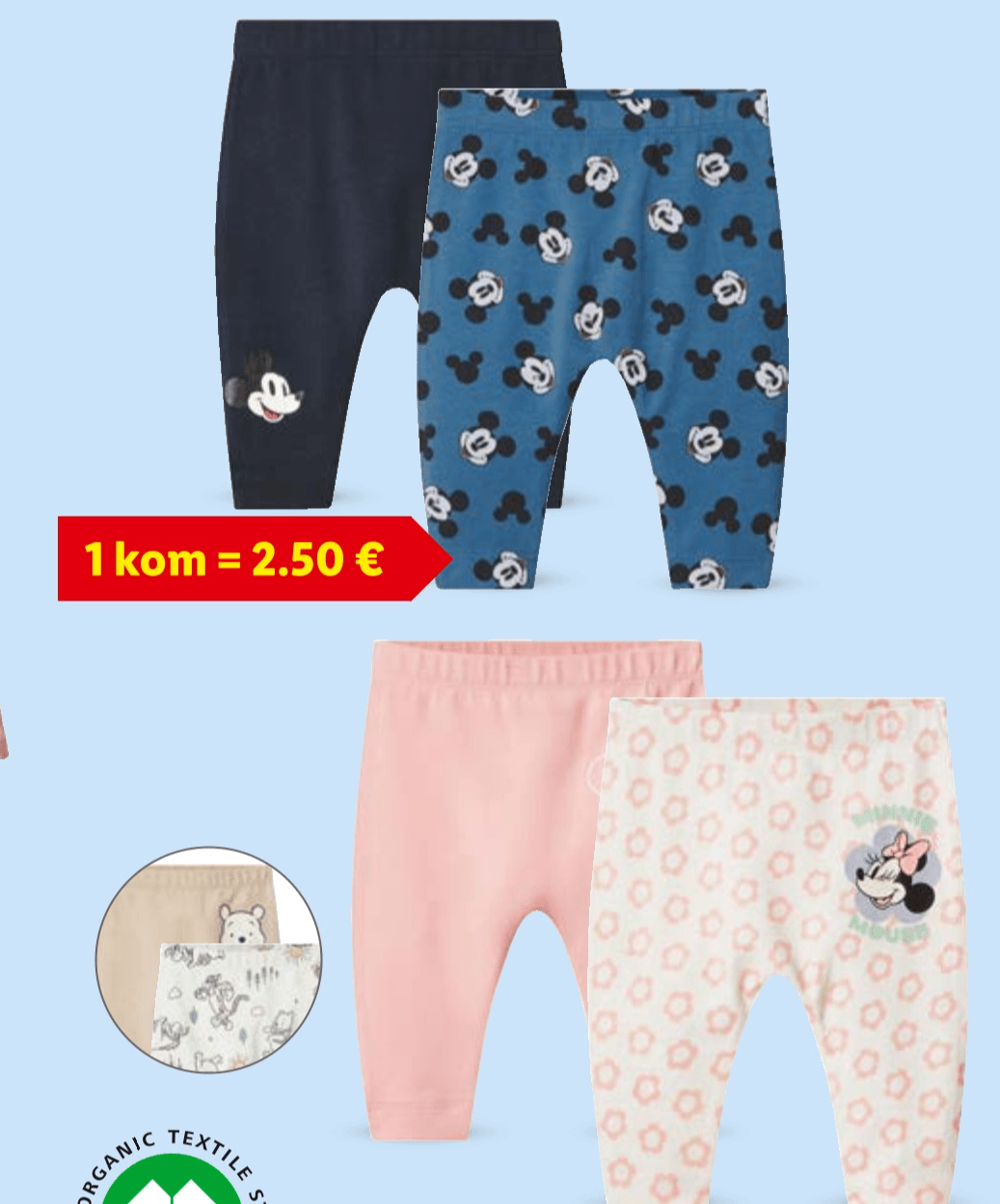 Tajice za bebe 2 komada u setu - Akcija u trgovini Lidl