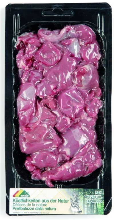 Svježe meso divlje svinje, srne ili jelena 350 g