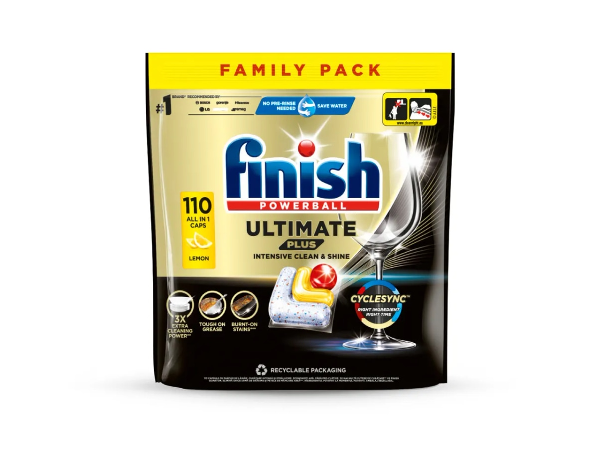 FINISH Ultimate Plus Lemon tablete za perilicu posuđa 110 komada - Akcija u trgovini Lidl