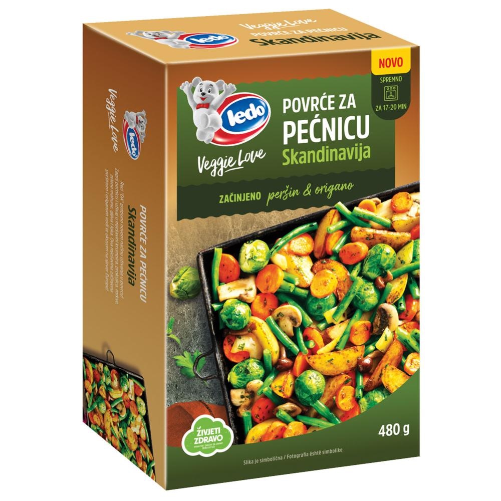 Veggie Love, Ledo Povrće za pećnicu 480 g
