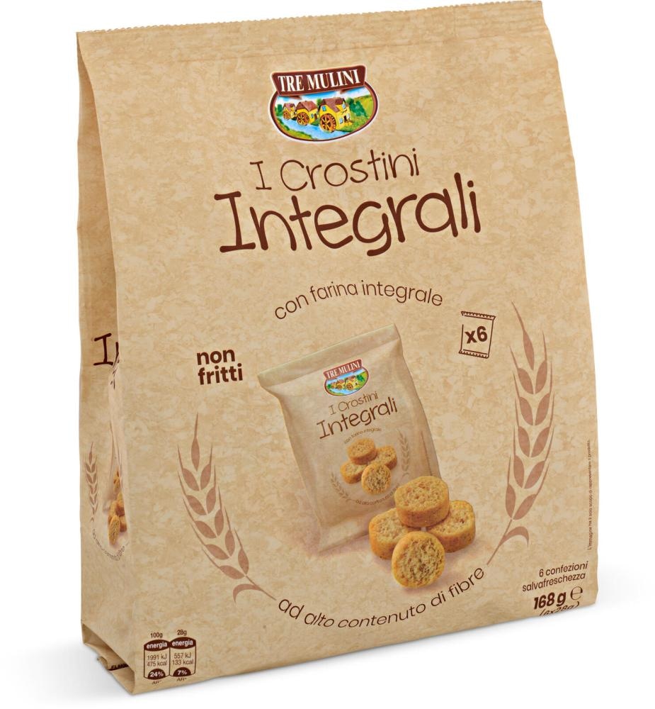 Tre Mulini Grickalice Crostini Integralne 168 g