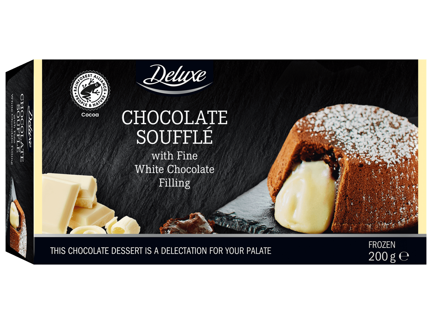 Deluxe Čokoladni soufflé s bijelom čokoadom 2 x 100 g