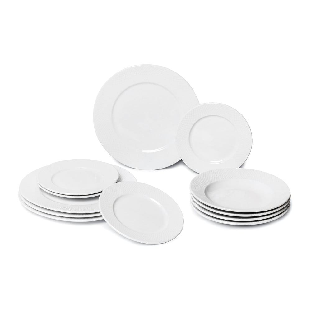 Set porculanskih tanjura 12-dijelni, 1 set - Akcija u trgovini Spar