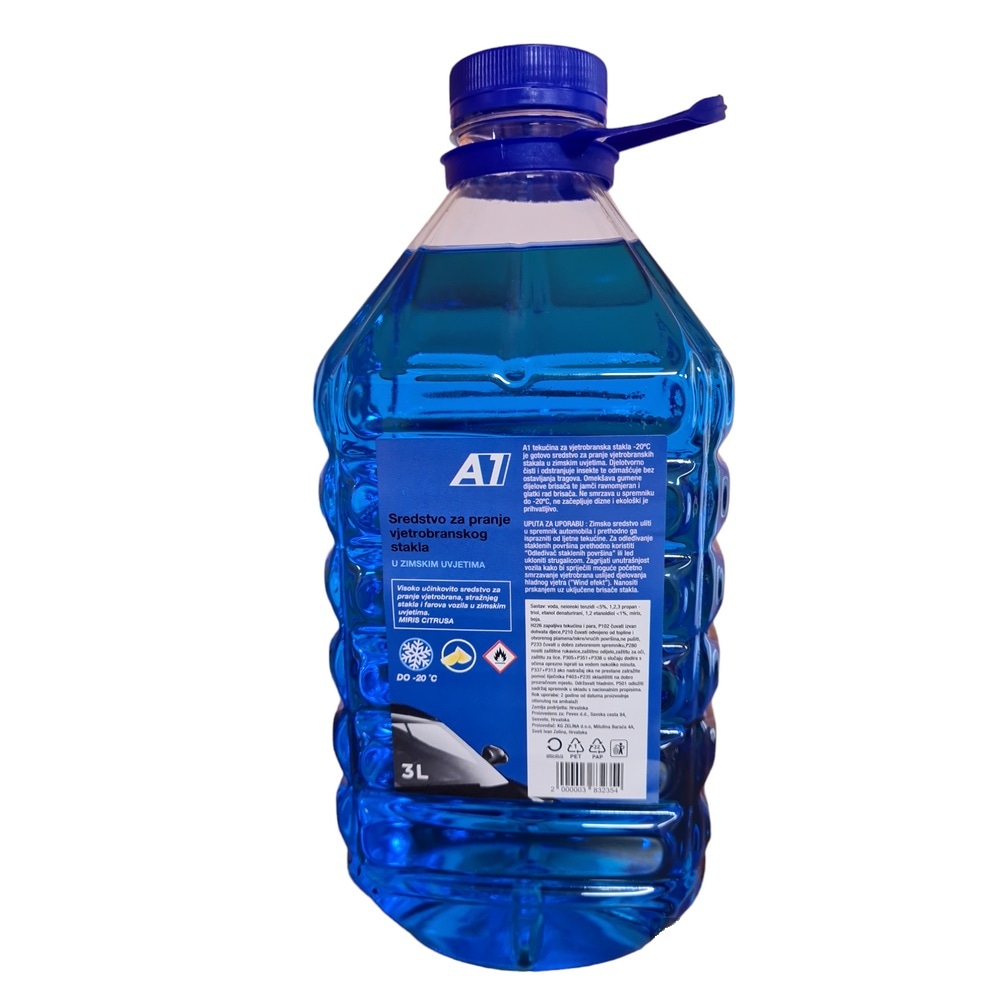 Zimska tekućina za pranje vjetrobranskog stakla A1 3 l