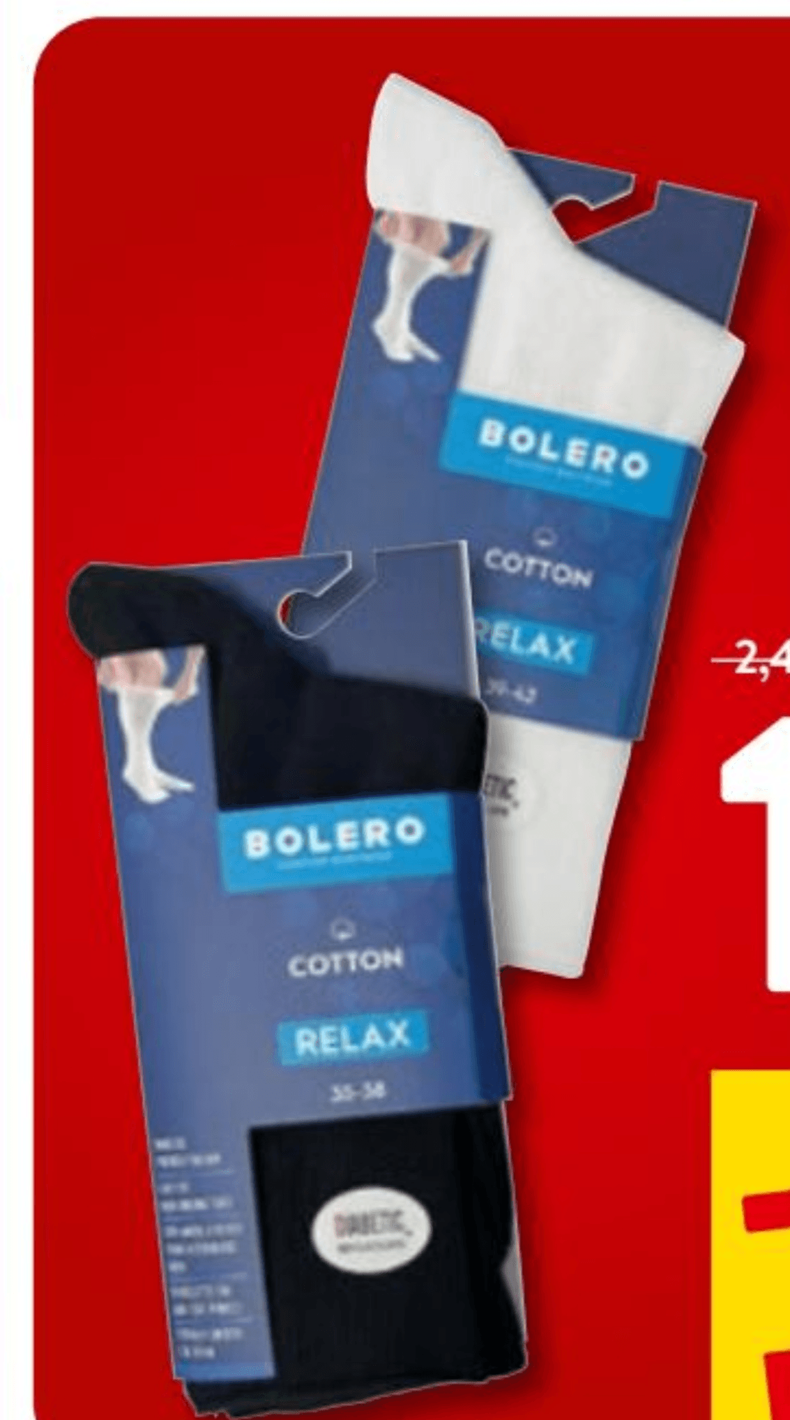 Dijabetičarske čarape Bolero 1 kom - Akcija u trgovini Interspar