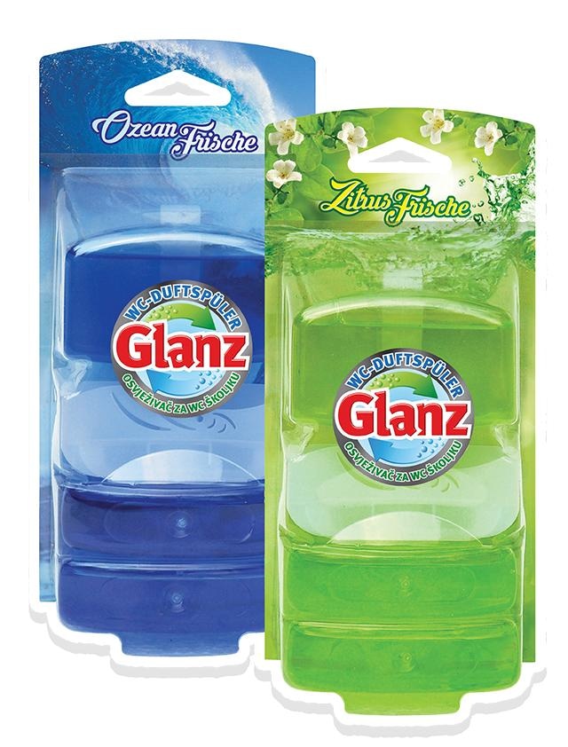 Osvježivač za wc duo force Glanz 40 g