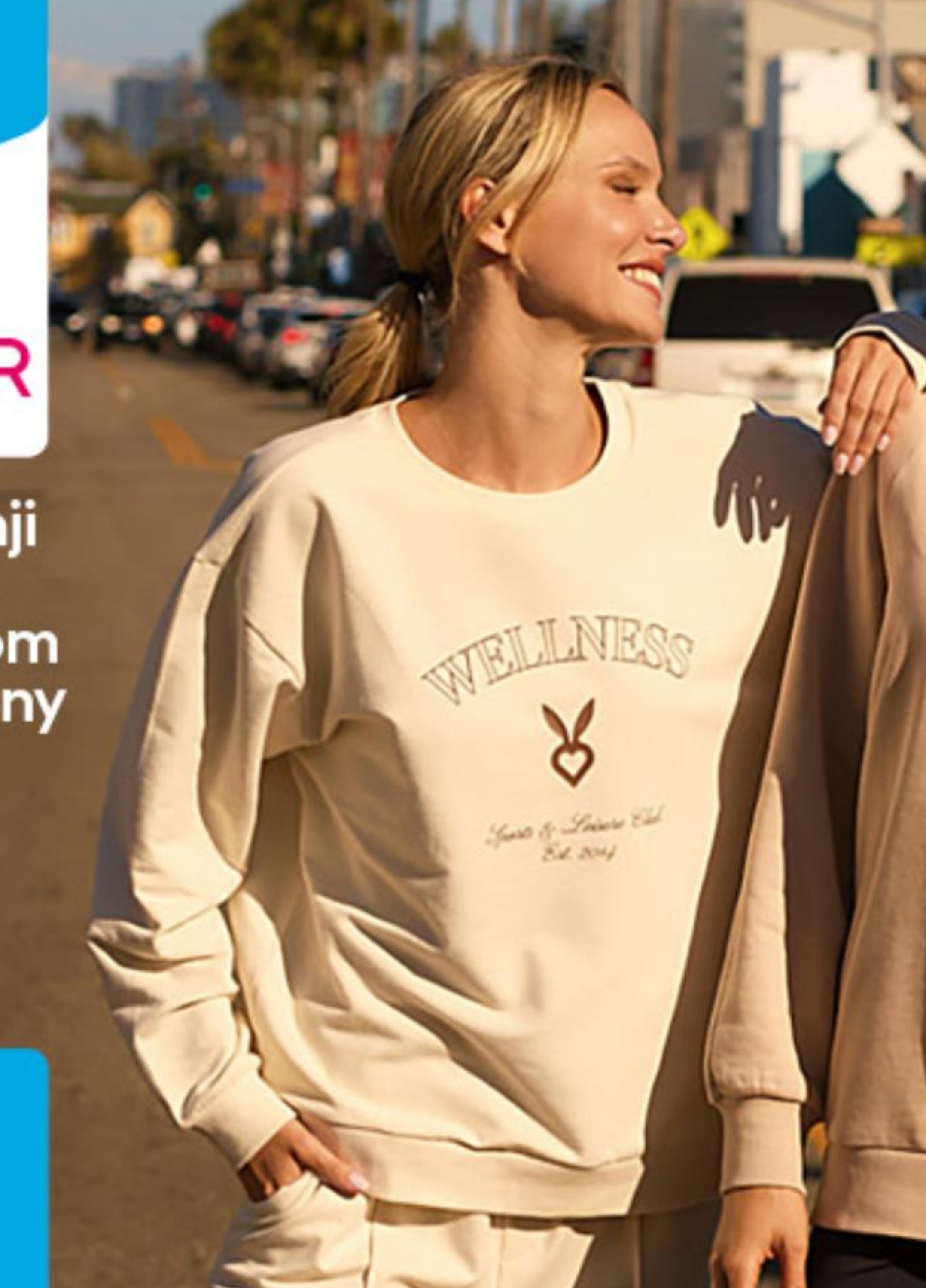 Ženski gornji dio trenirke s kapuljačom Cardio Bunny - Akcija u trgovini Pepco