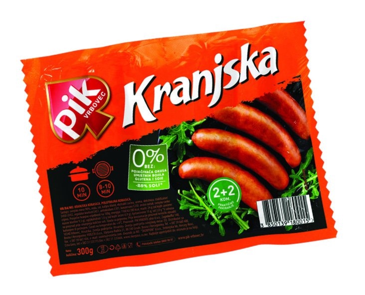 Kobasica kranjska 300 g - Akcija u trgovini NTL