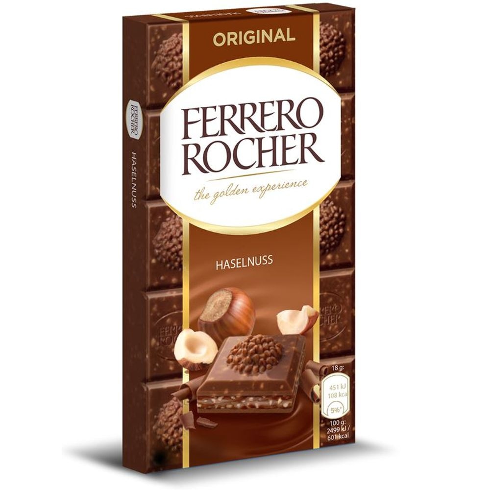 Čokolada Ferrero Rocher dark, milk 90 g