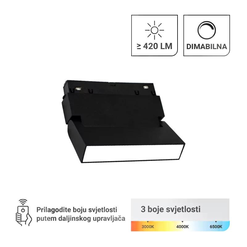 LED tračna magnetna svjetiljka 6W 3000/4000K 475 LM - Akcija u trgovini Lesnina