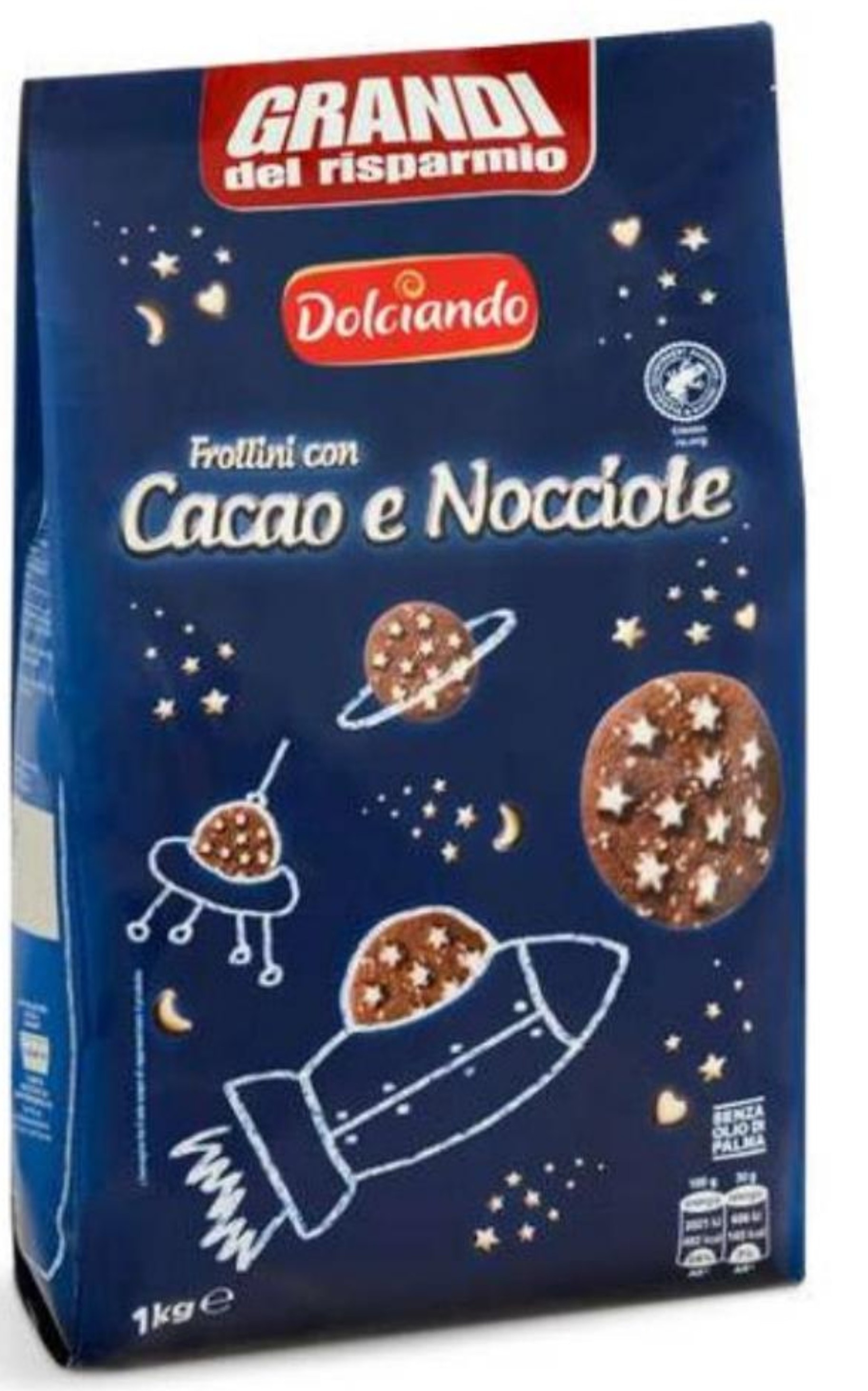 Keks Frollini Kakao/Lješnjak 1 kg